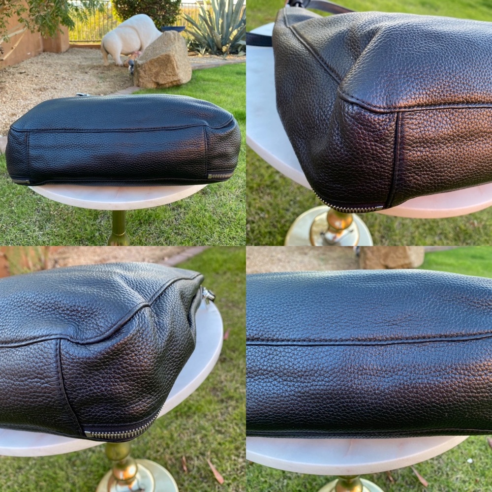 SOLD Michael Kors Large Pebbled Leather Hobo Shoulder Bag - Picture 11 of 14